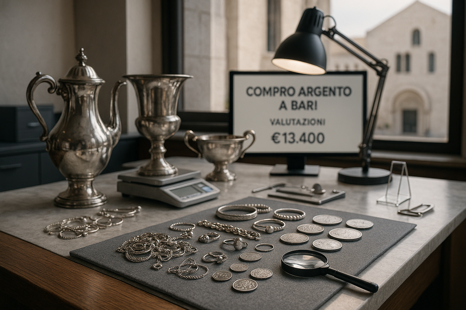 Immagine per Compro argento a Bari: dove ottenere le migliori valutazioni