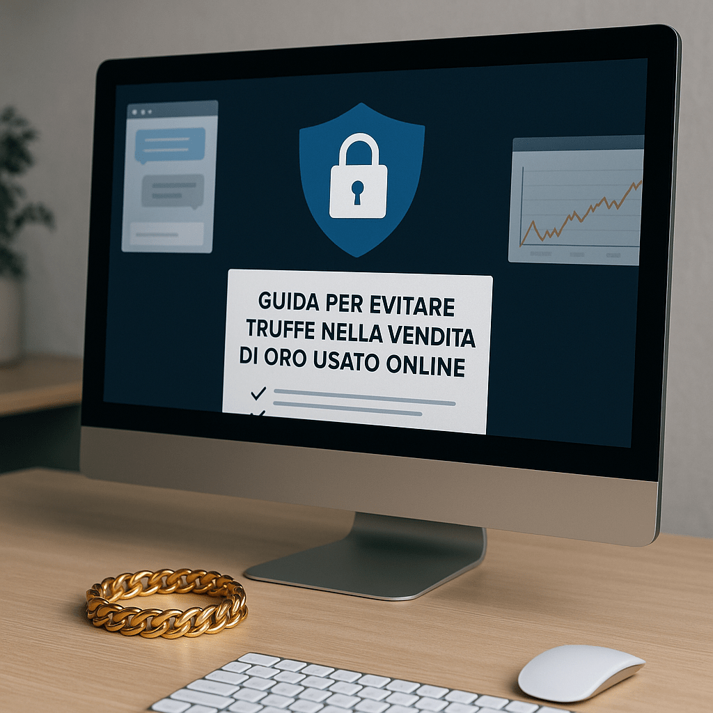 Immagine per Guida per evitare truffe nella vendita di oro usato online