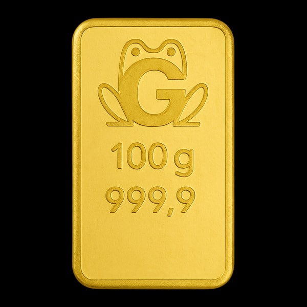 Lingotto d'oro 100 g lingotto oro 999.9