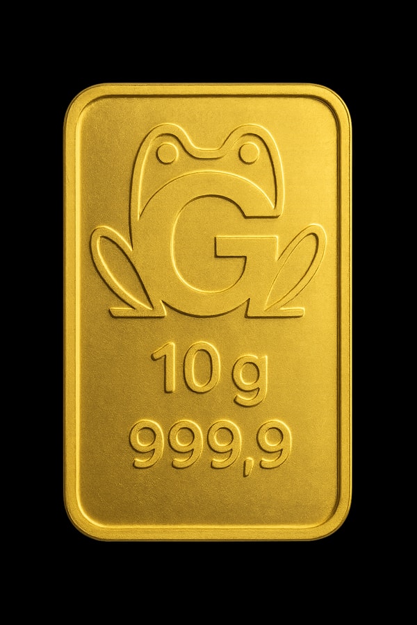 Lingotto d'oro 10 g lingotto oro 999.9
