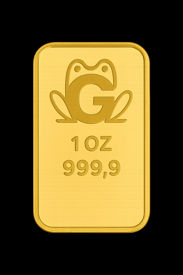 Lingotto d'oro 1 oncia (31,1 g) lingotto oro 999.9