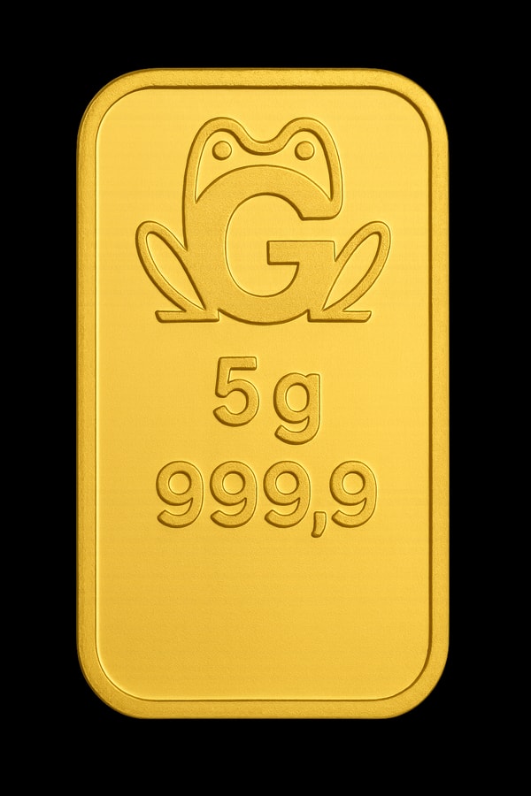 Lingotto d'oro 5 g lingotto oro 999.9