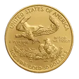 American Gold Eagle moneta d'oro lato iconico aquila
