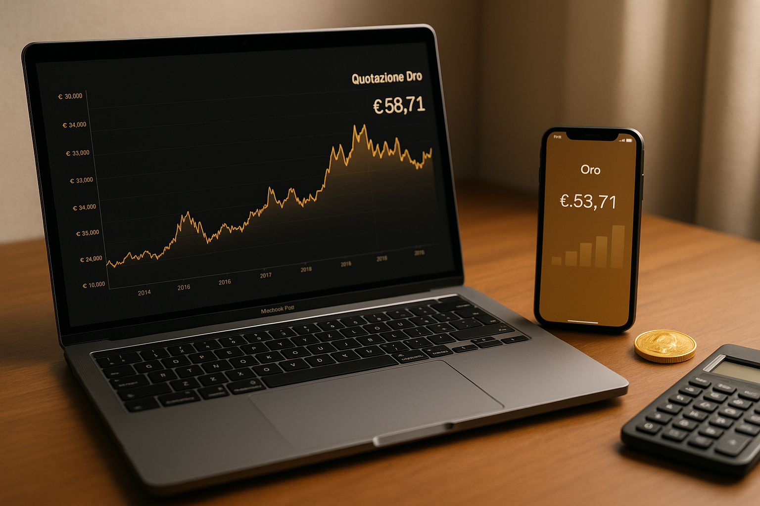 Immagine per Come monitorare la quotazione oro per massimizzare il tuo guadagno