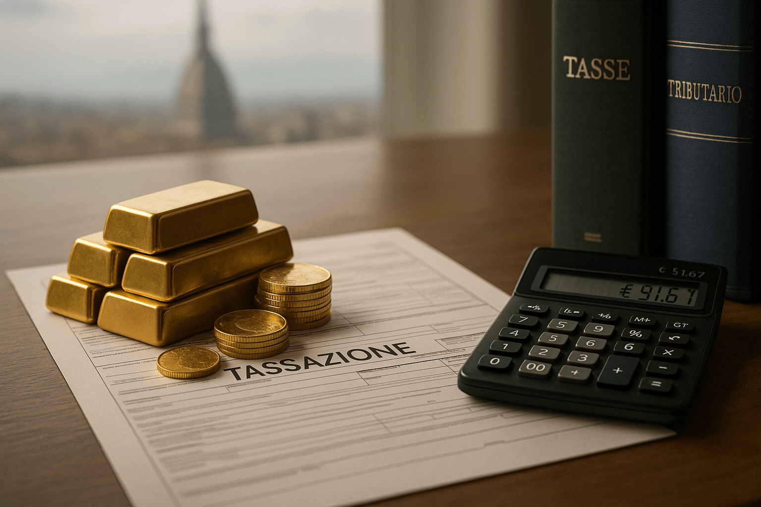 Immagine per Tassazione sulla vendita dell’oro a Torino: cosa sapere