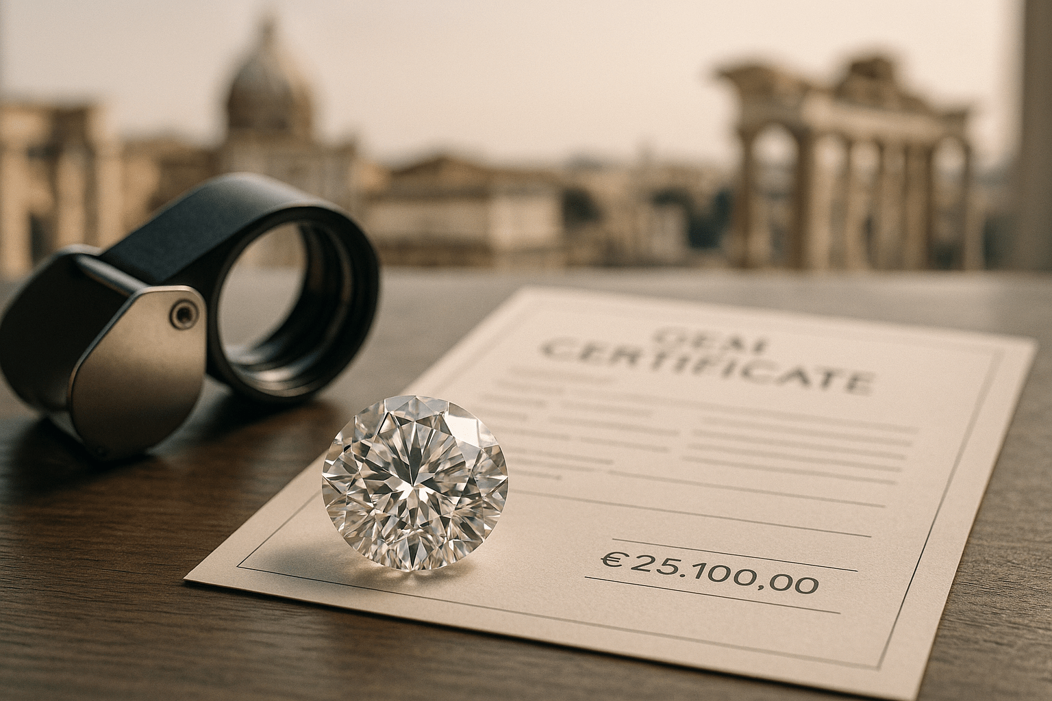 Immagine per Valutazione diamanti a Roma: cosa sapere per una stima accurata