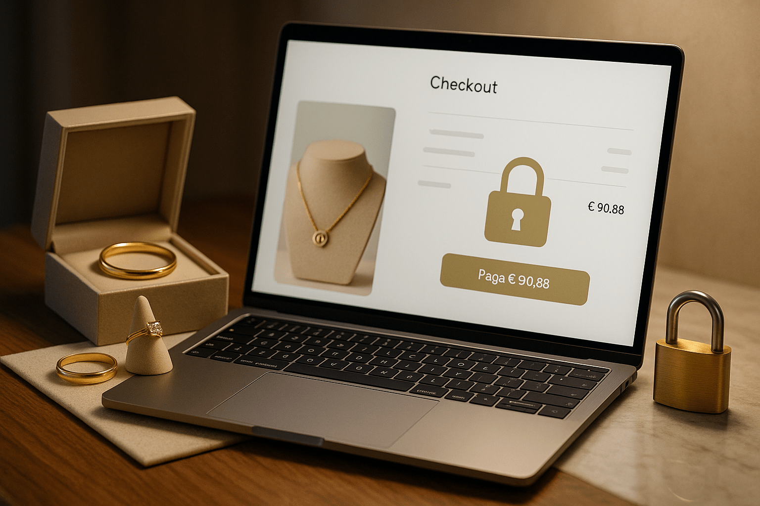Vendere gioielli di marca online in sicurezza