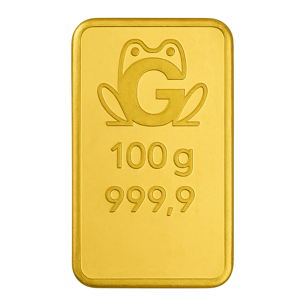 Lingotto d'oro 100 g lingotto oro 999.9