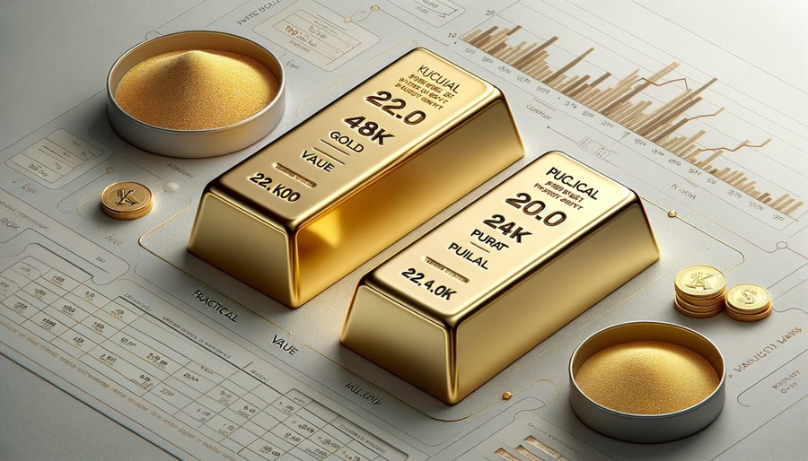 Come differenziare oro 18k e 24k nella vendita