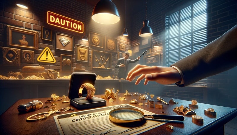 Immagine per Come evitare truffe nella vendita di oro usato