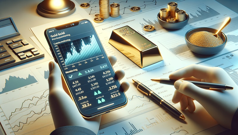 Immagine per Quotazione oro in tempo reale: come monitorarla per vendere al momento giusto