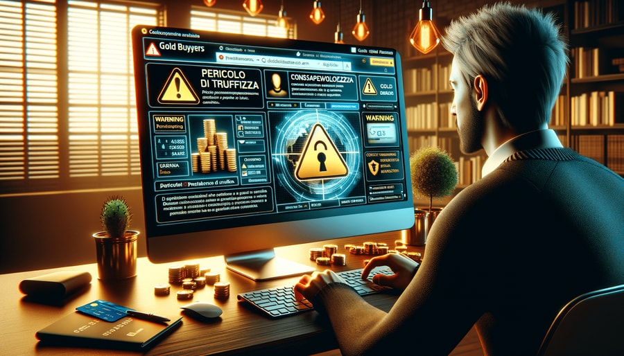 Come evitare le truffe nei compro oro online