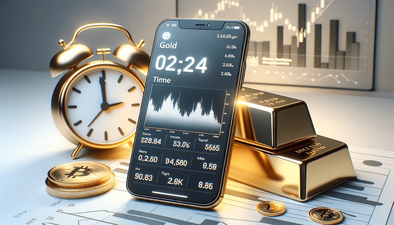 Immagine per Quotazione oro in tempo reale e app per vendere al momento giusto