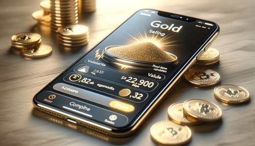 Come utilizzare una app per vendere oro rapidamente