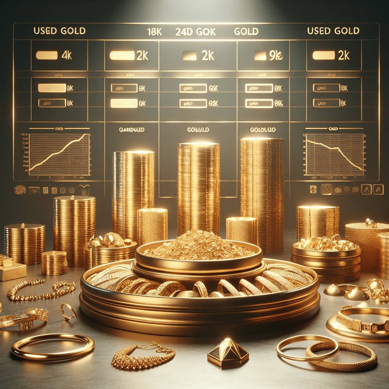 Immagine per Differenze tra oro usato, 18 carati e 24 carati spiegate semplicemente