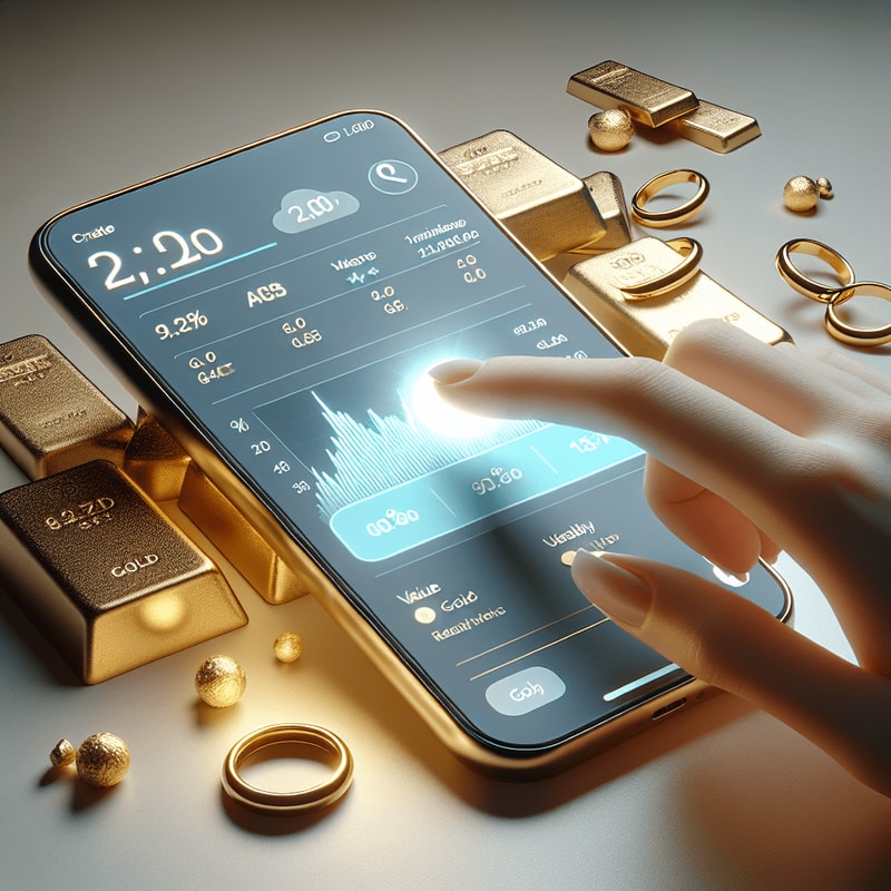 Immagine per App per controllare il prezzo dell’oro: le migliori strategie di utilizzo