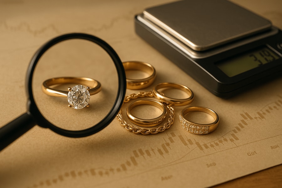 Come aumentare il valore di vendita dei gioielli usati