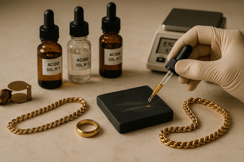 Immagine per Come autenticare oro usato prima di venderlo