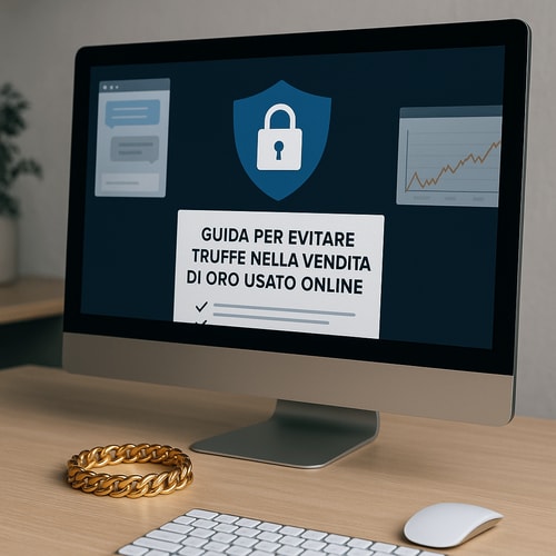 Guida per evitare truffe nella vendita di oro usato online