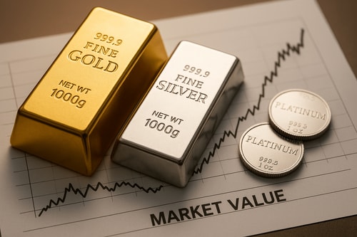 Tutto sui metalli preziosi che valgono di più oggi