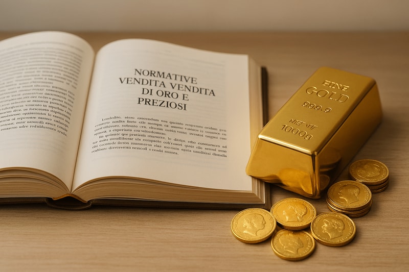 Immagine per Normative italiane sulla vendita di oro e preziosi