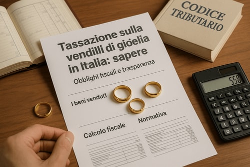 Tassazione sulla vendita di gioielli in Italia: cosa sapere