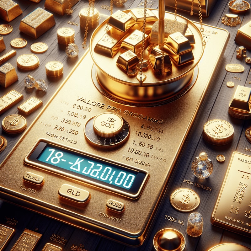 Immagine per Quanto vale oggi un grammo di oro 18 carati?