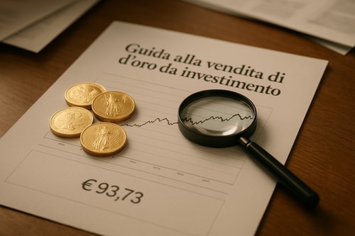 Guida alla vendita di monete d’oro da investimento