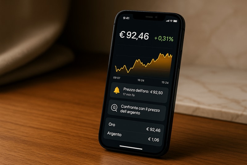 Immagine per App per controllare il prezzo dell’oro: le migliori opzioni
