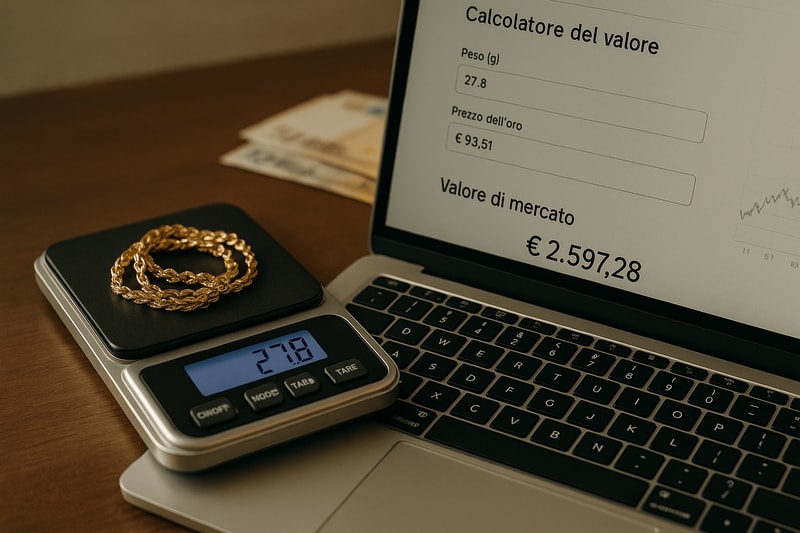 Immagine per Come calcolare il valore esatto dei gioielli in oro