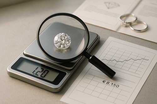 Guida alla valutazione dei diamanti: trasparenza e prezzo
