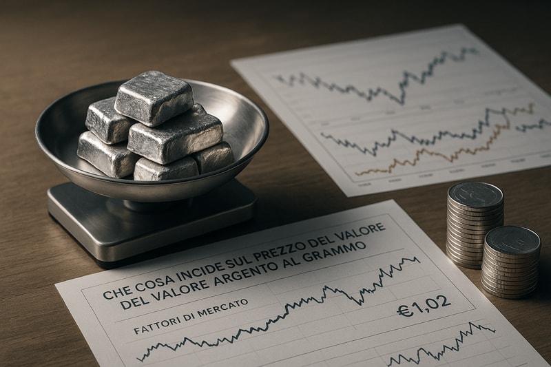 Immagine per Che cosa incide sul prezzo del valore argento al grammo