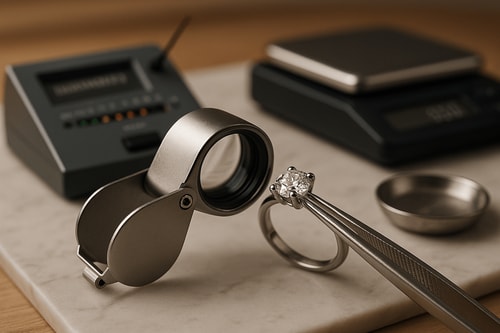 Come riconoscere gioielli con diamanti autentici