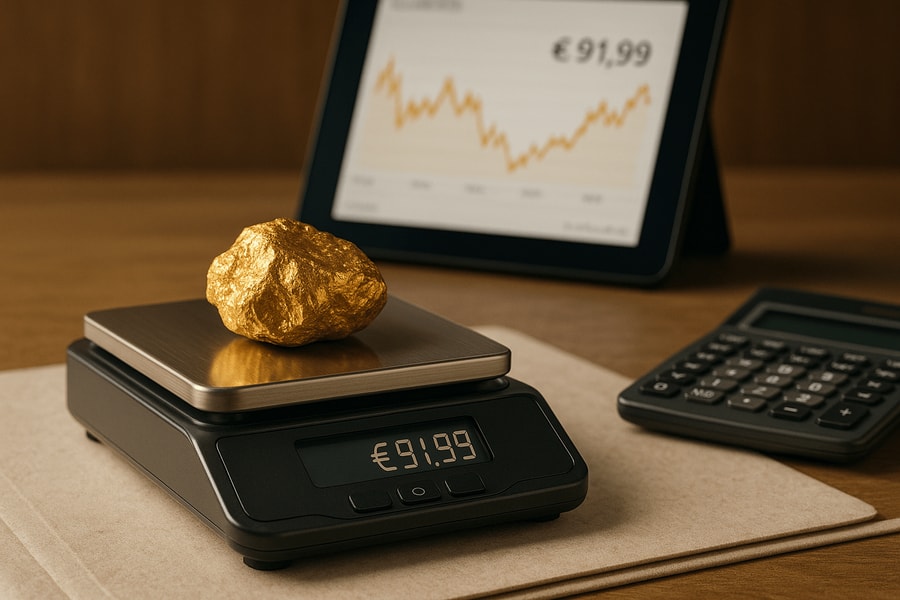 Quanto vale un grammo di oro 24k e come calcolarlo