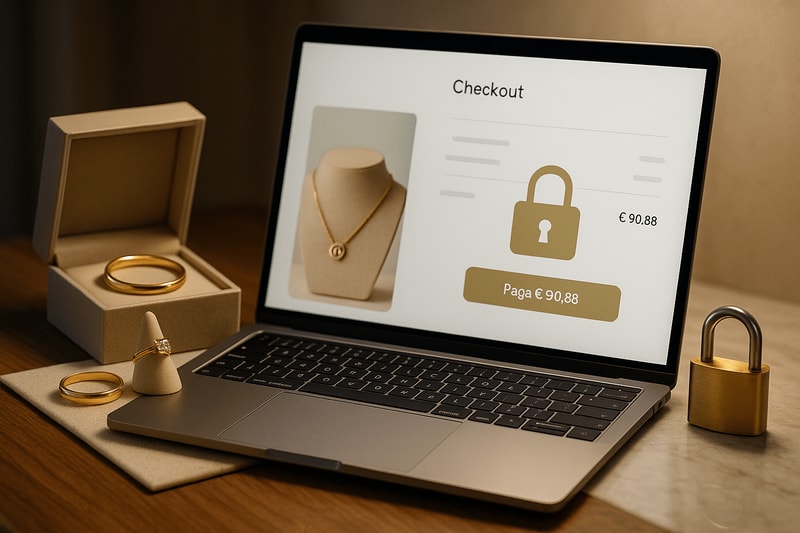 Immagine per Vendere gioielli di marca online in sicurezza