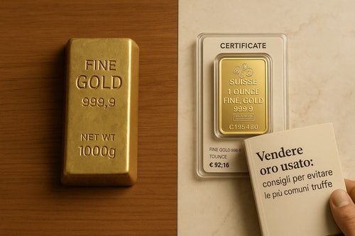 Vendere oro usato: consigli per evitare le più comuni truffe