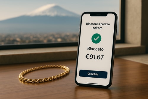 Bloccare il prezzo dell’oro per vendere a Catania