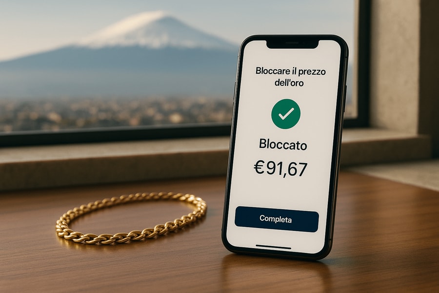 Bloccare il prezzo dell’oro per vendere a Catania