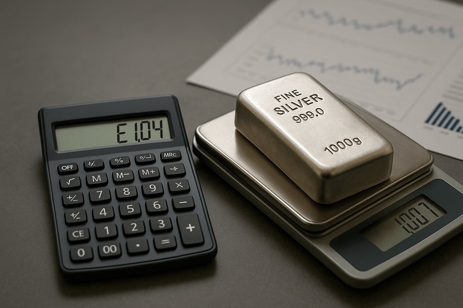 Calcolare valore argento al grammo: guida pratica
