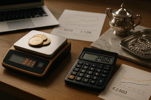 Come calcolare il valore dell’oro e dell’argento in casa