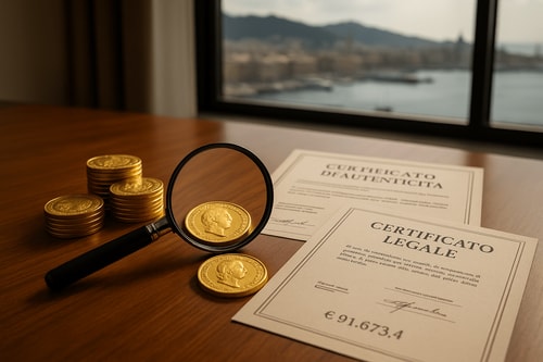Monete d’oro a Genova: come certificarle prima di vendere