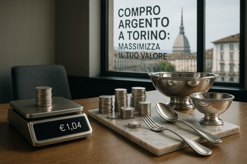 Compro argento a Torino: massimizza il tuo valore