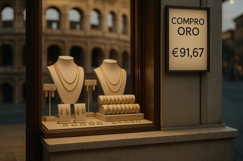 Immagine per Compro oro a Roma: dove vendere con fiducia