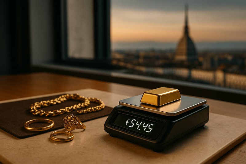 Immagine per Compro oro a Torino: consigli per un'operazione sicura