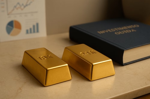 Differenze tra oro 18k e 24k per investimento e vendita