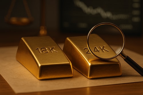 Differenze fondamentali tra oro 18k e 24k spiegate semplicemente