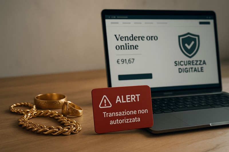 Immagine per Come evitare truffe vendendo oro online