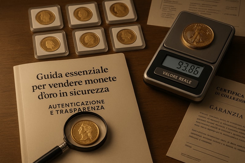 Immagine per Guida essenziale per vendere monete d'oro in sicurezza