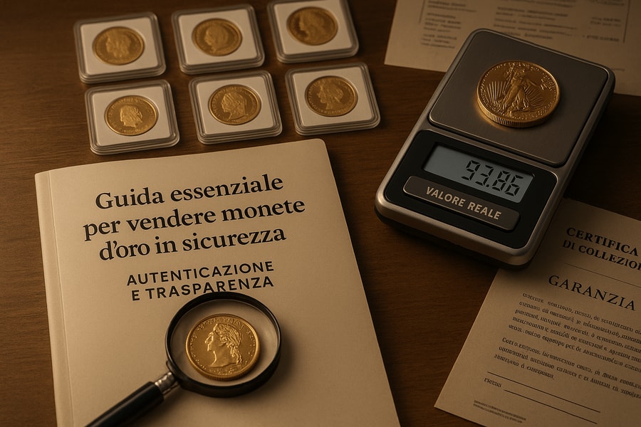 Guida essenziale per vendere monete d'oro in sicurezza