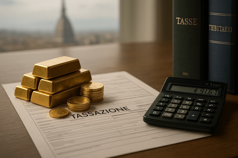 Tassazione sulla vendita dell’oro a Torino: cosa sapere